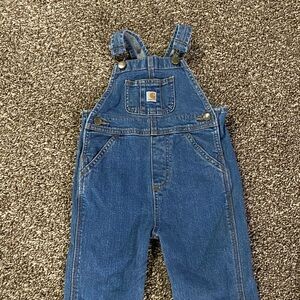 Carhartt Blue Denim Kids Overalls 2T
